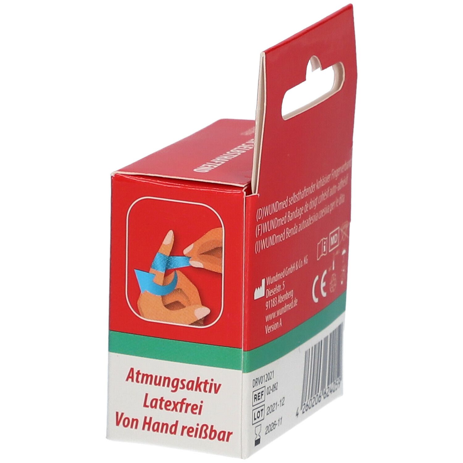 WUNDmed® Pflaster selbsthaftend 2,5 cm x 2,5 m latexfrei
