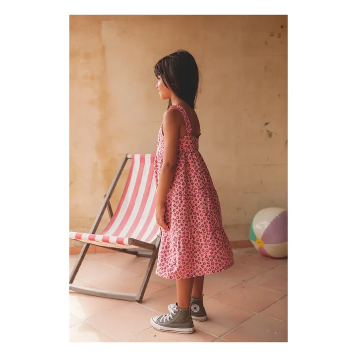 Marlot Paris Robe Luz Léopard | Rose