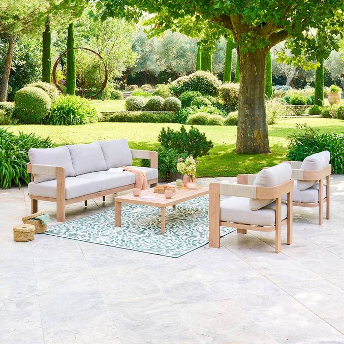 Salon de jardin ORYNA Beige / Honey