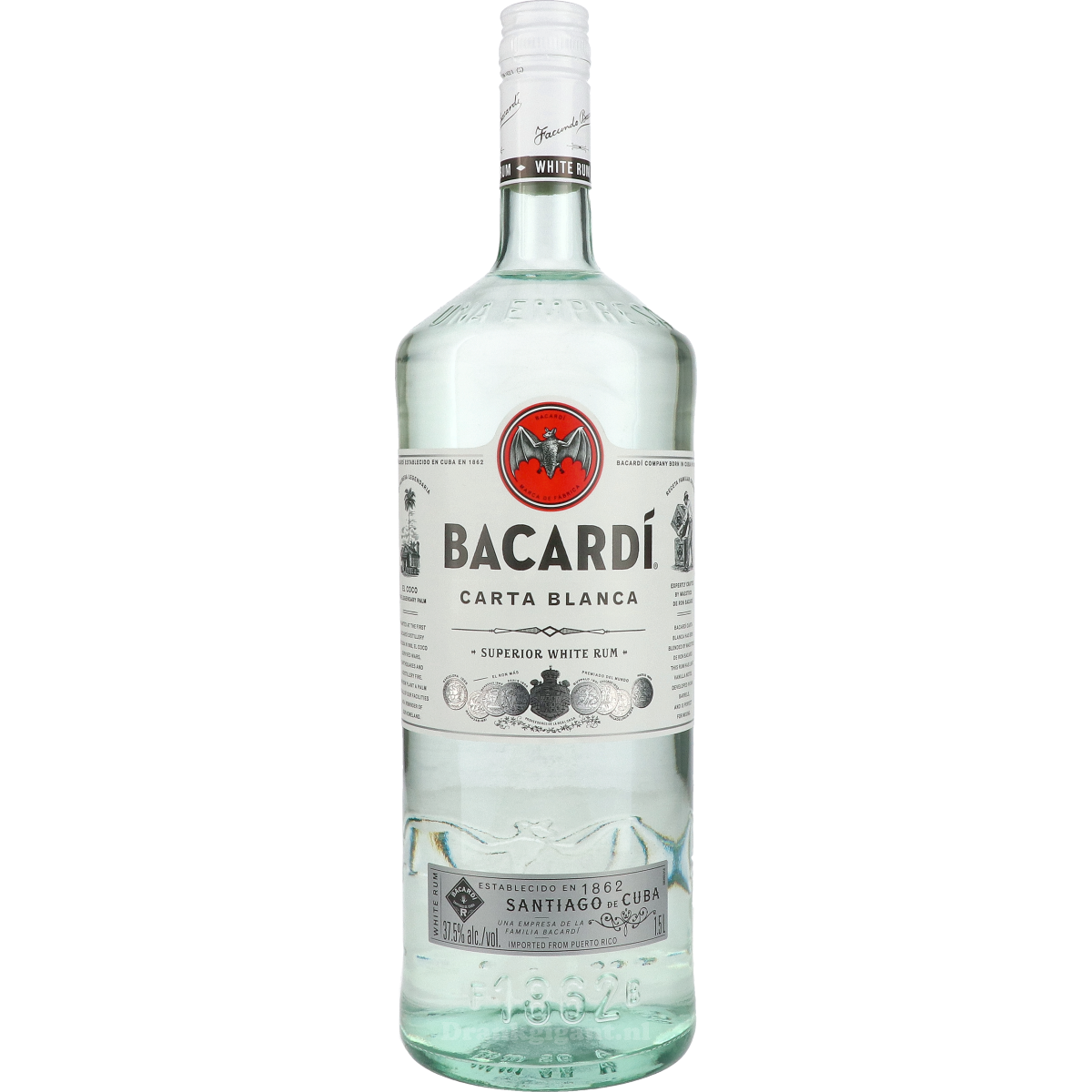 Bacardi Carta Blanca Magnum 150 cl