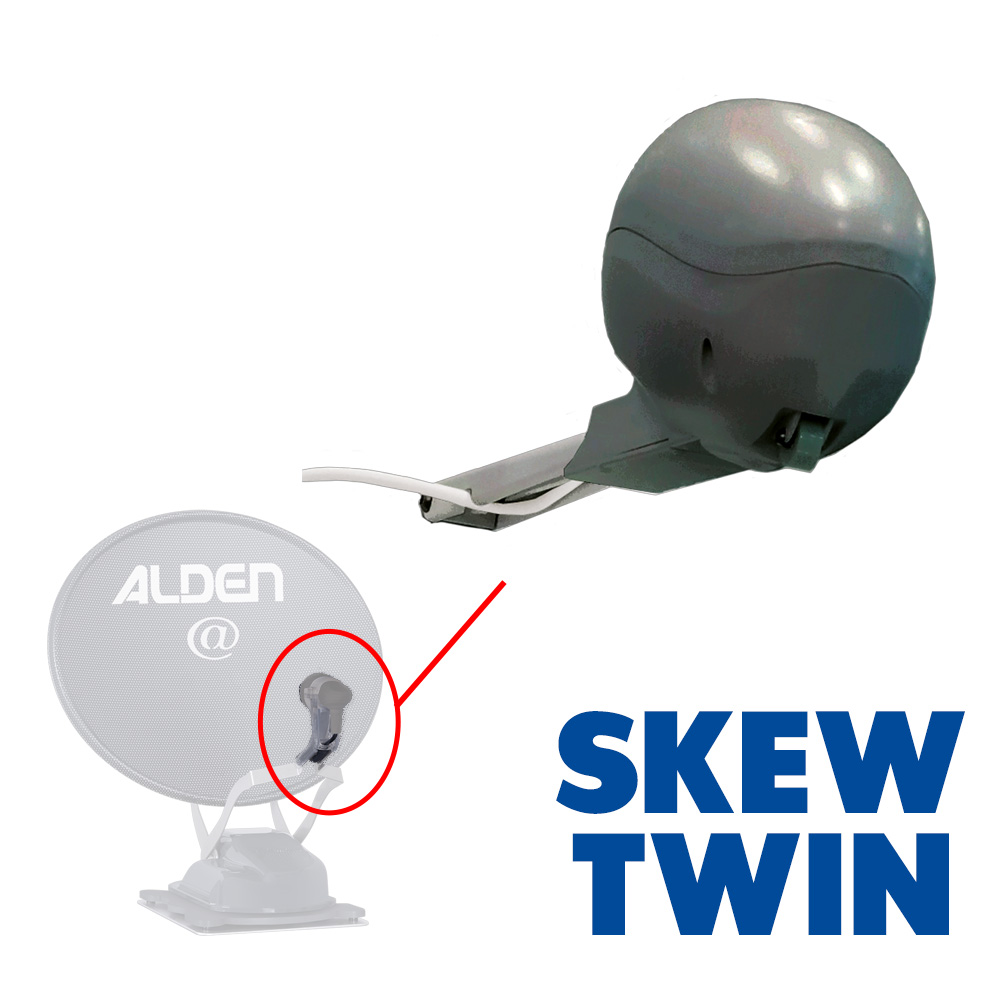 SKEW TWIN ALDEN Auto-SKEW avec GPS pour antenne satellite automatique