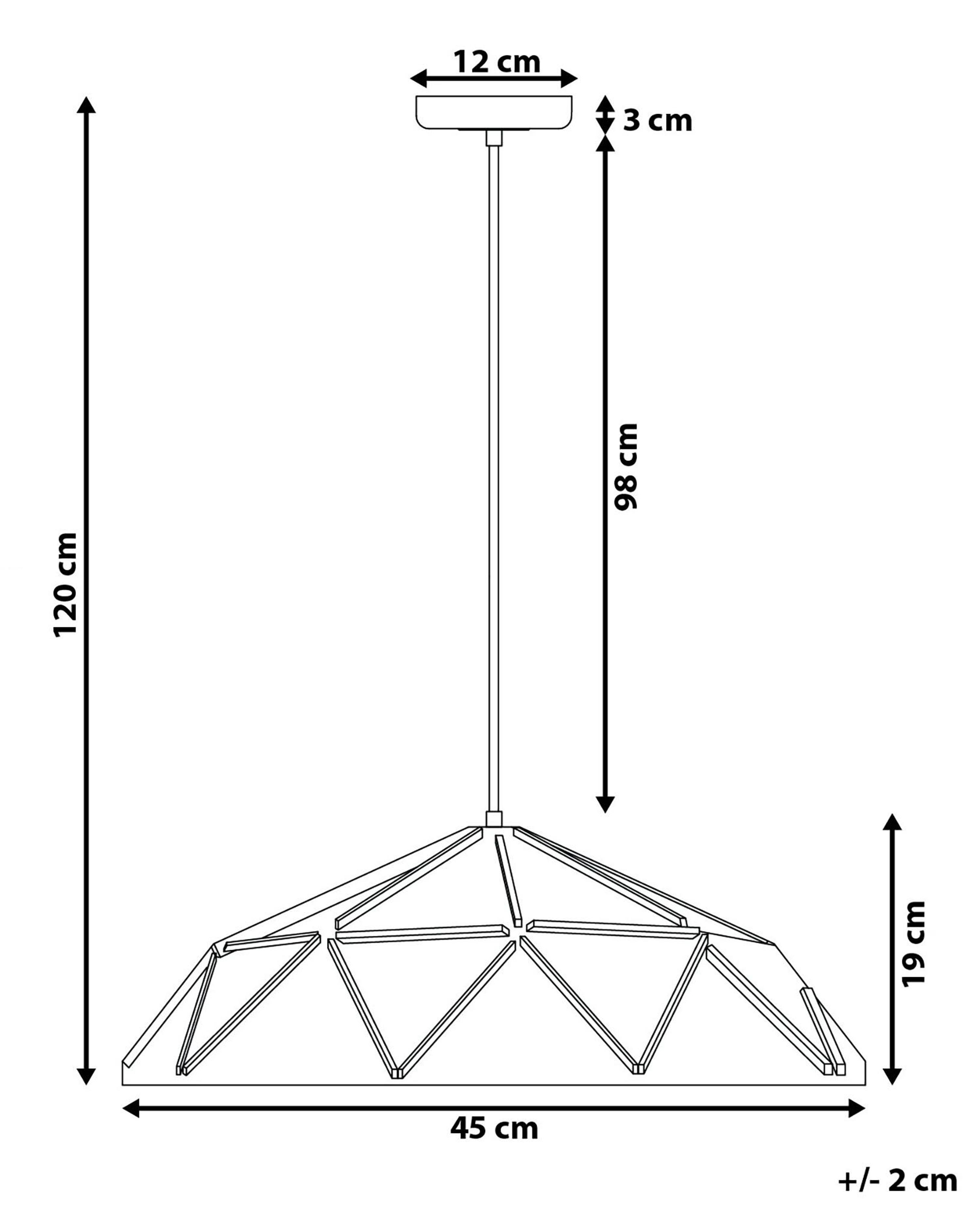 Hanglamp SENIA Metaal Wit