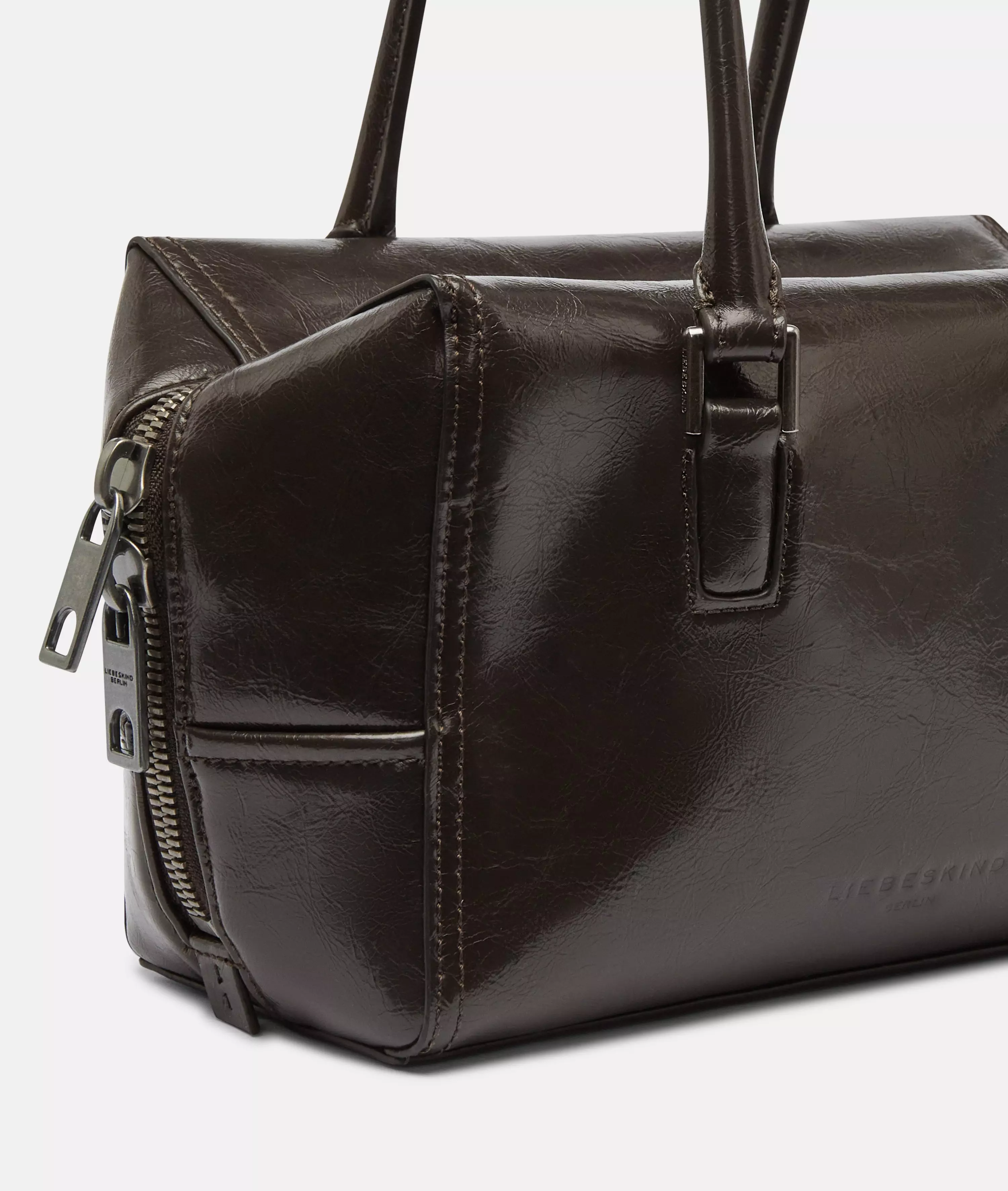 Archive Kayla Satchel S Handy shoulder bag in patent leather look with glossy finish