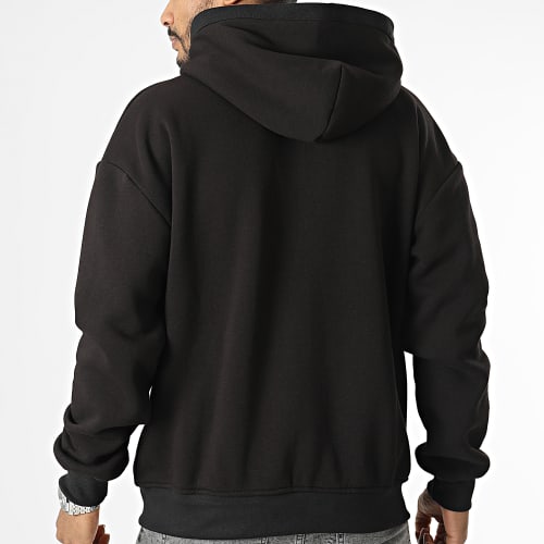 Sweat Zippé Capuche Noir