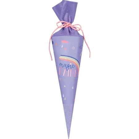 BRUNNEN Schultüte Magic Rainbow, 35 cm, rund