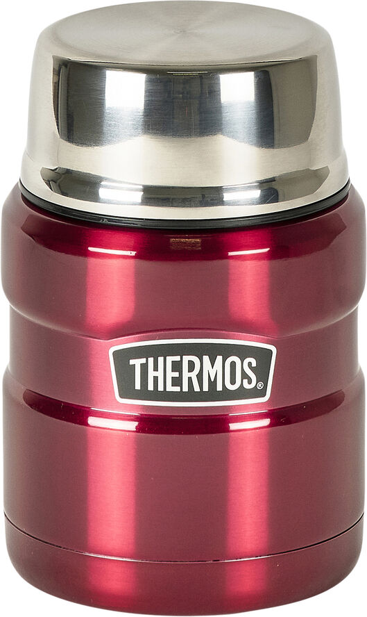Thermos Madtermoflaske Stainless King 470 ml Mørk rød Mørk rød