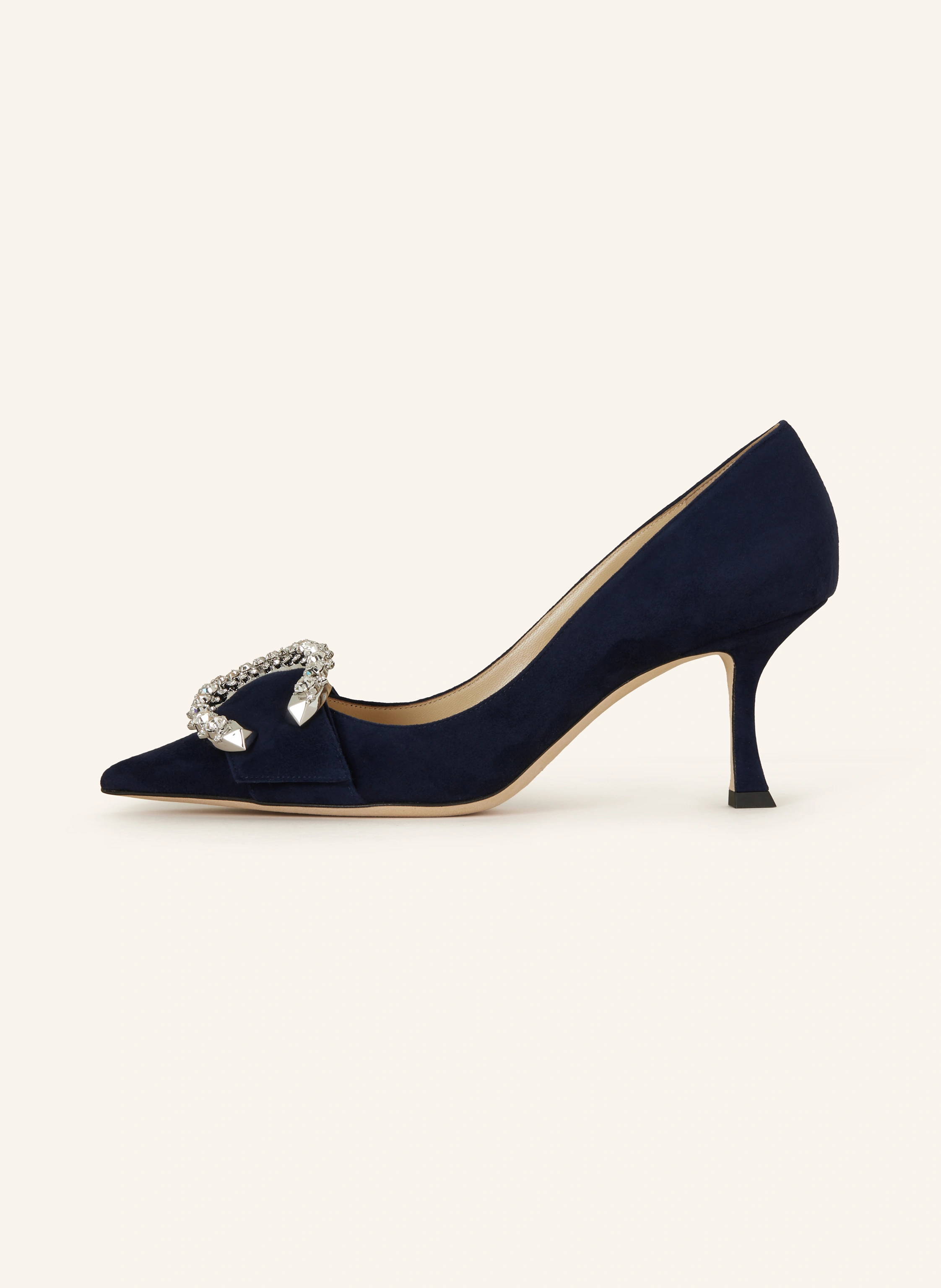 JIMMY CHOO Pumps MELVA 70 mit Schmucksteinen