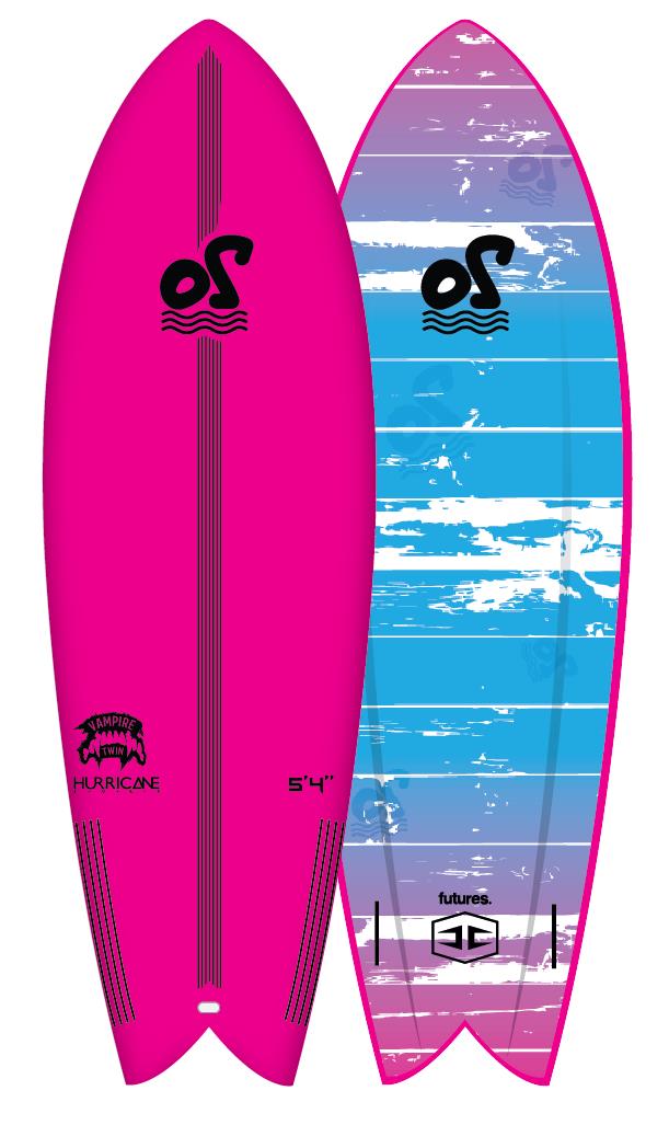 Ocean Storm Vampire Twin 5'6