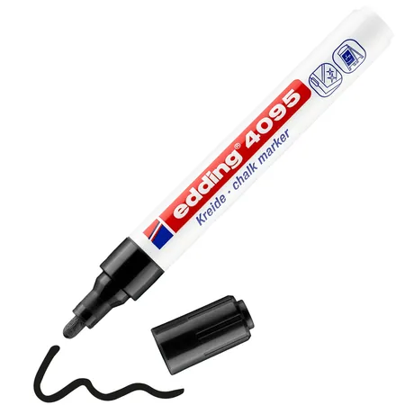 edding 4095 Kreidemarker, 2-3mm, schwarz
