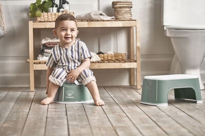 BabyBjörn Smart Potte, Deep Green/White