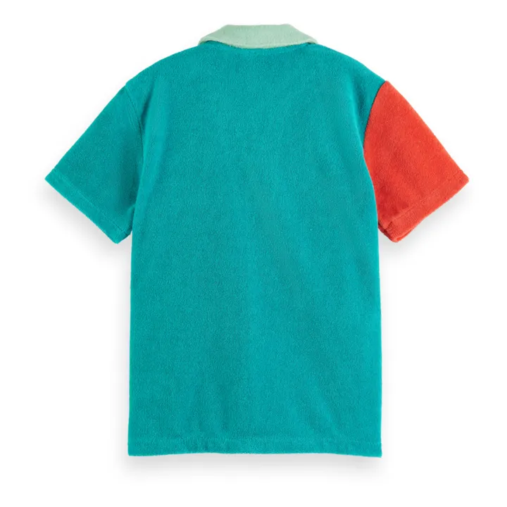 Scotch & Soda Chemisette Colorblock Eponge | Vert