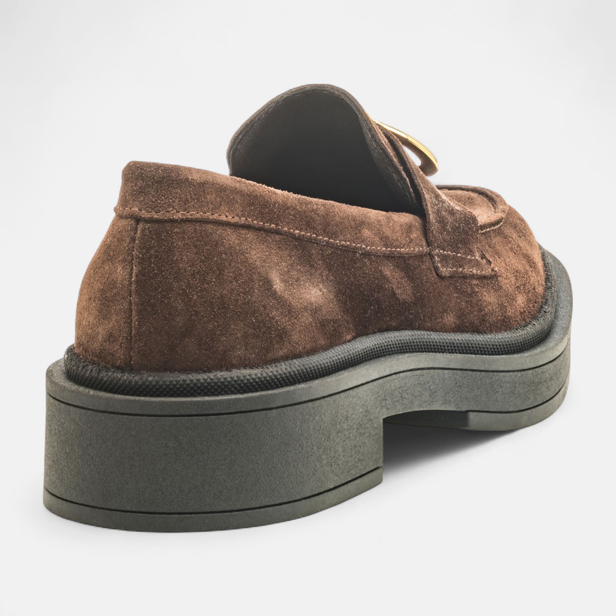 Mocassins Femme en cuir marron