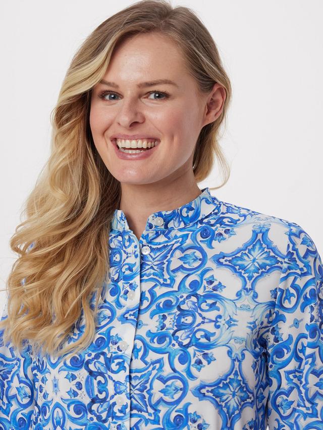 Kleid Porzellandruck