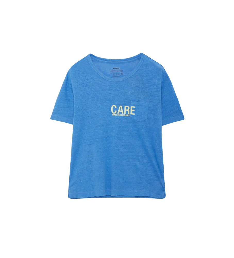 Camiseta azul ECOALF Lisbonalf