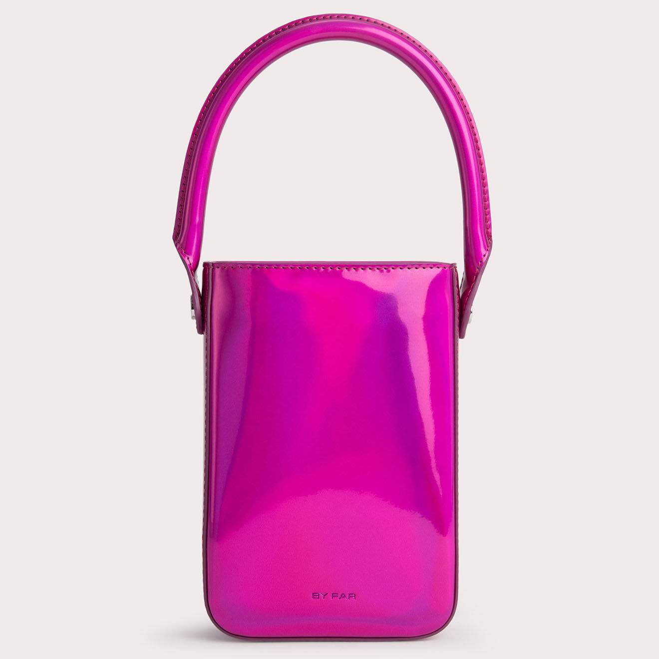 By Far Sac à main Note fuchsia -  18.5x12.5x4.5 cm