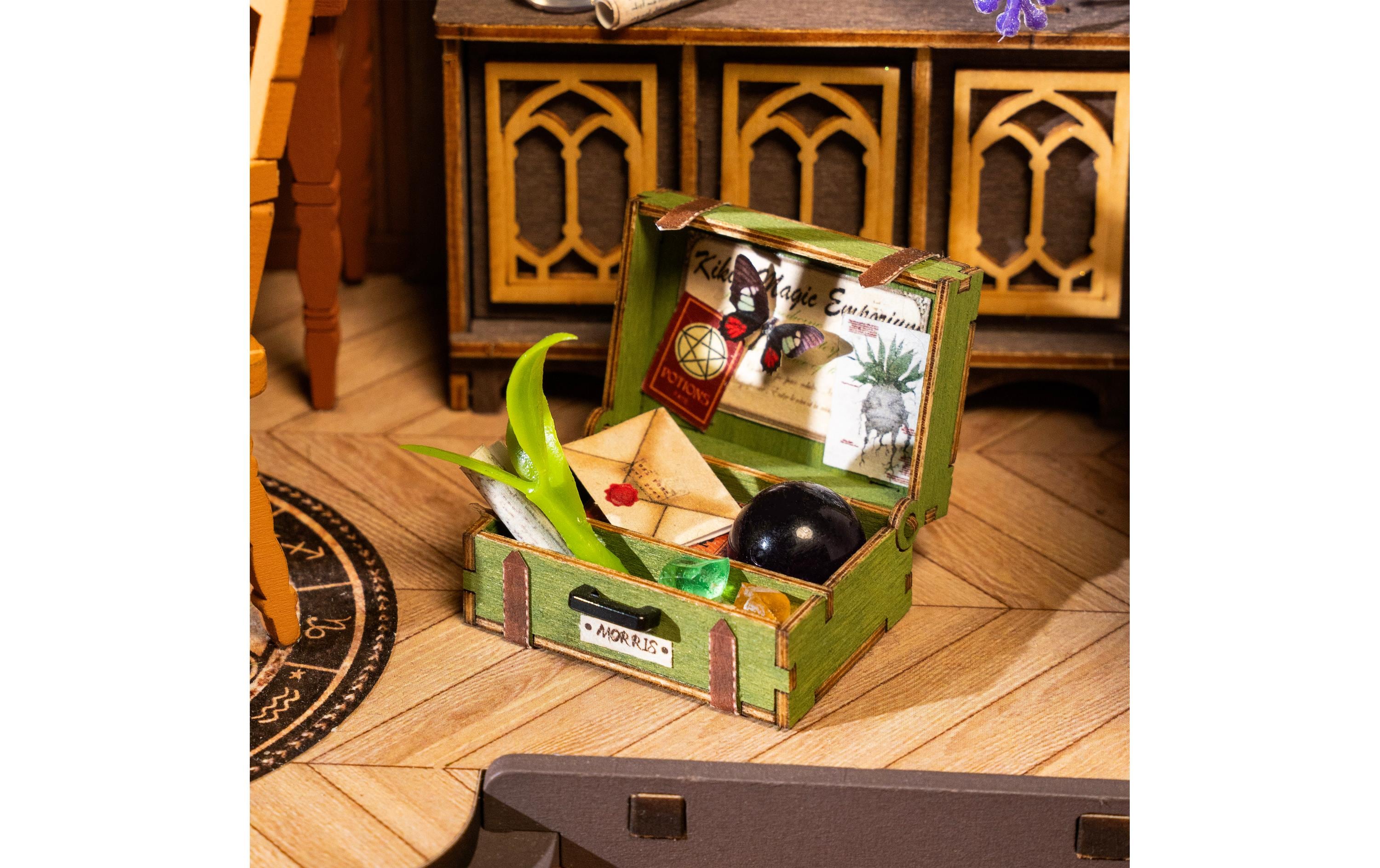 Bausatz The Magic Study 267-teilig3D-Puzzle aus lasergeschnittenen Holzteilen