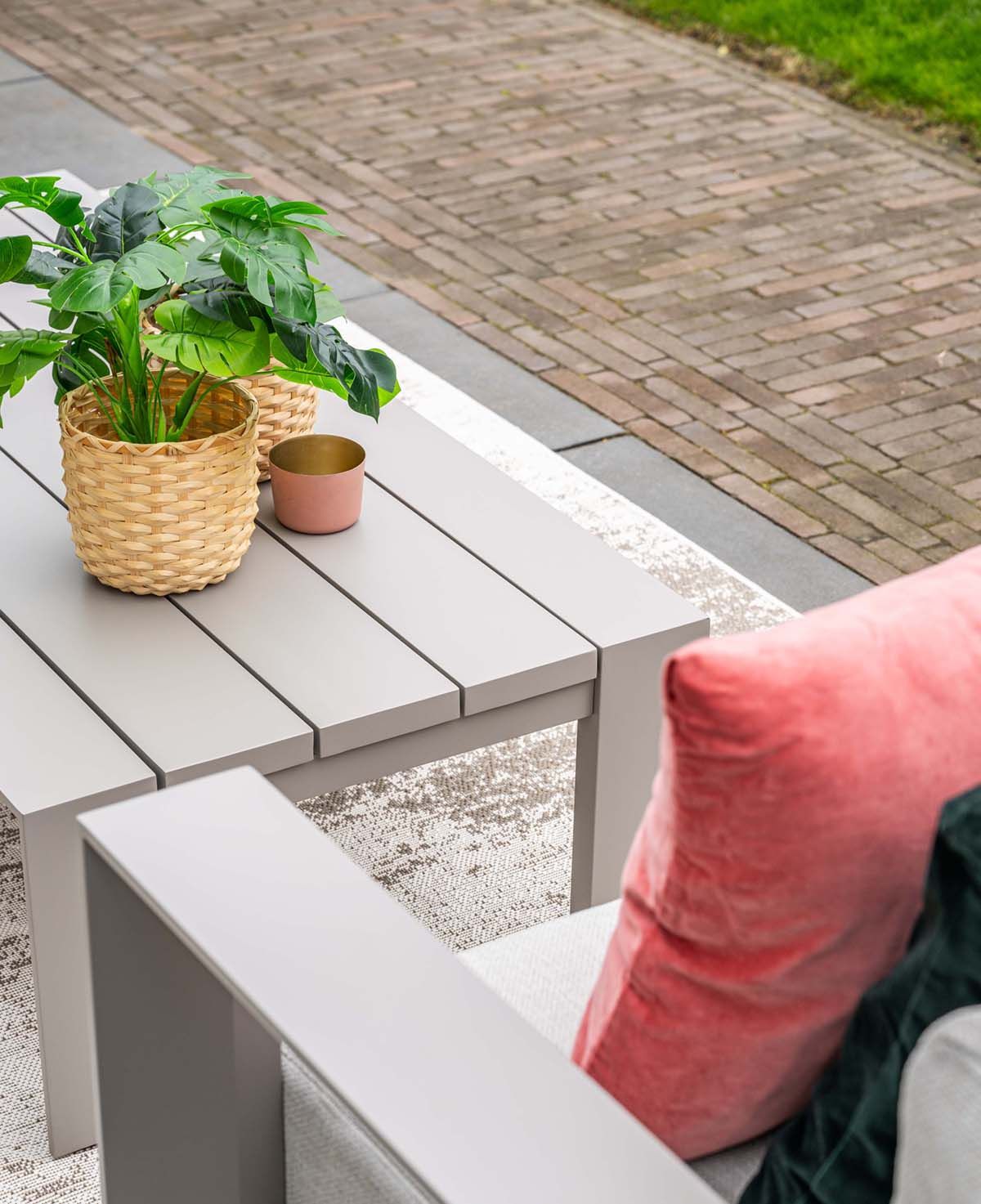 Garden impressions levanto loungetafel - 140x68cm - taupe