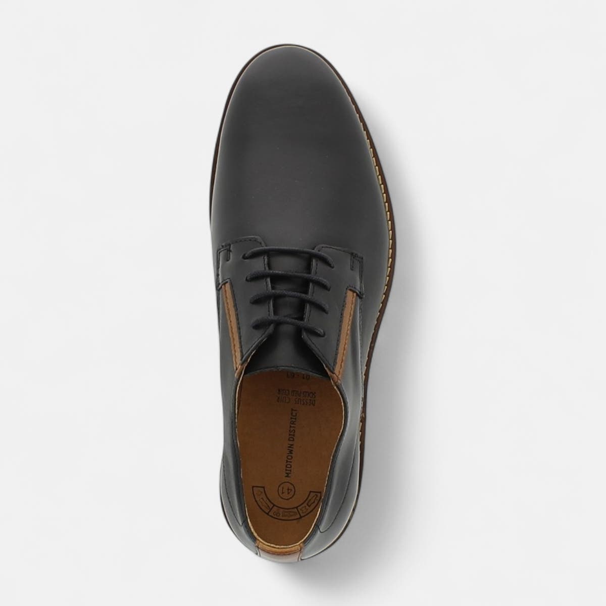 Derbies Homme en cuir noir