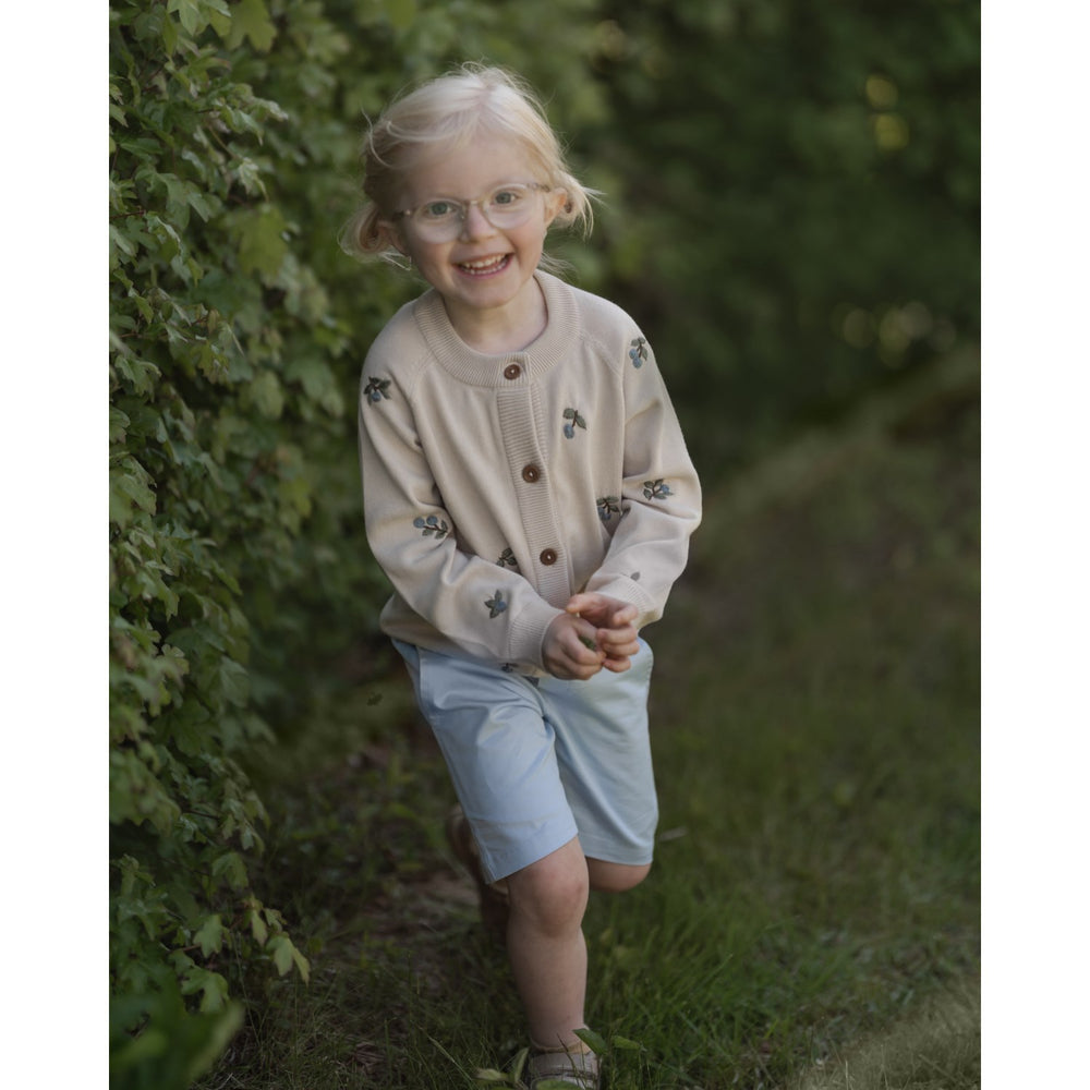 Køb Hanevild Summer Sand Blueberry Cardigan