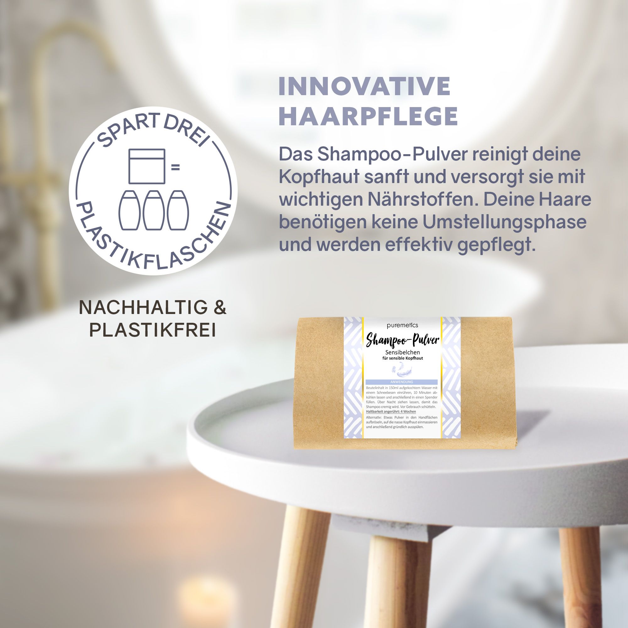 puremetics Shampoo-Pulver 'Sensibelchen'