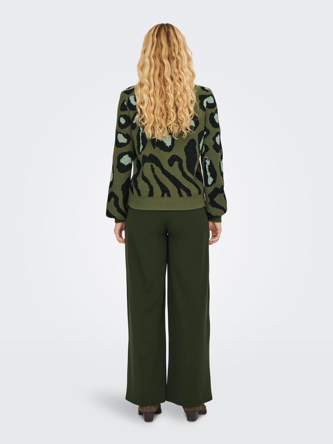 JDYLORRAINE Strickpullover Winter Moss