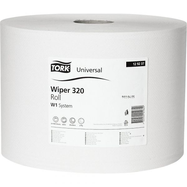 Tork 2 Rolos Papel Industrial W1 Fl Dupla Branco 23,5cm 510m - 653129237