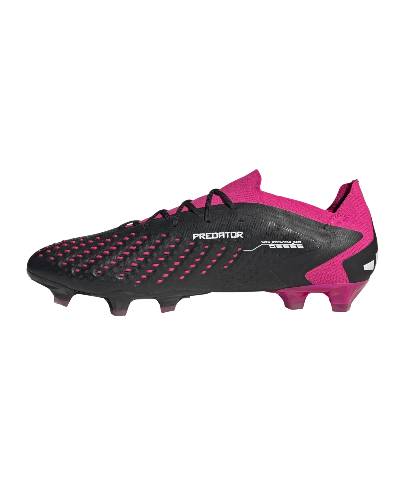 adidas Predator Accuracy.1 L FG Own Your Football Schwarz Weiss Pink