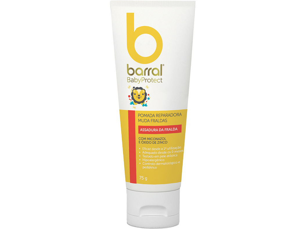 CREME MUDA FRALDA BARRAL COM MICONAZOL BABYPROTECT 75G