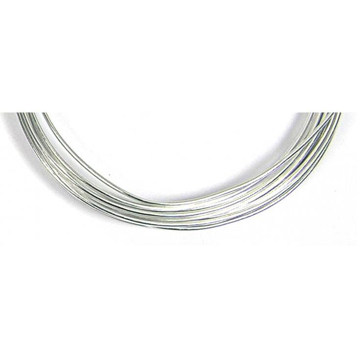 Fil metal innspiro aluminium souple 1.5x5m coloris argent  en sachet