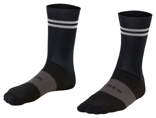 Paire de Chaussettes Trek Race Reflective Crew Noir