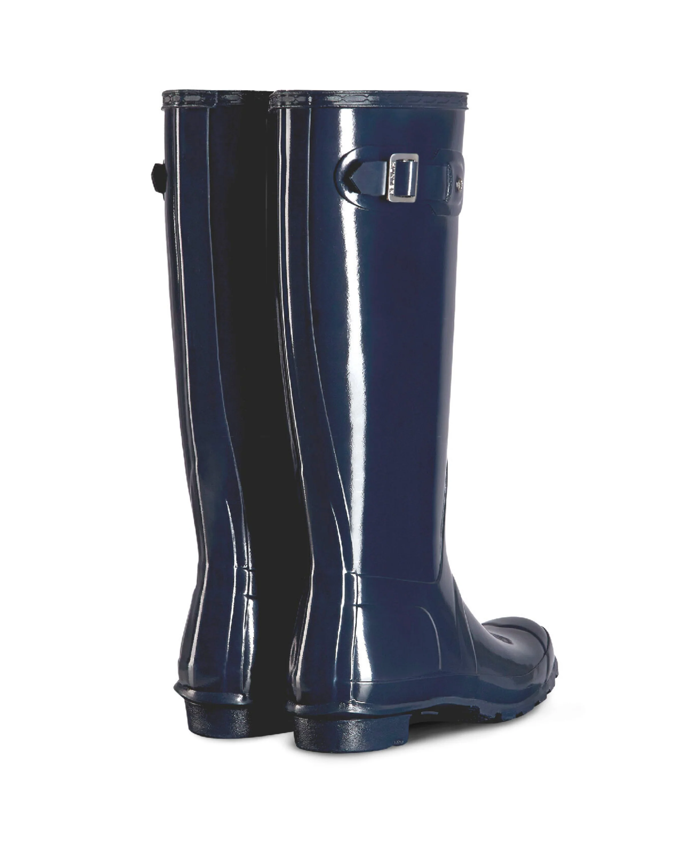 Hunter  Original Tall Gloss gummistøvle - mørkeblå