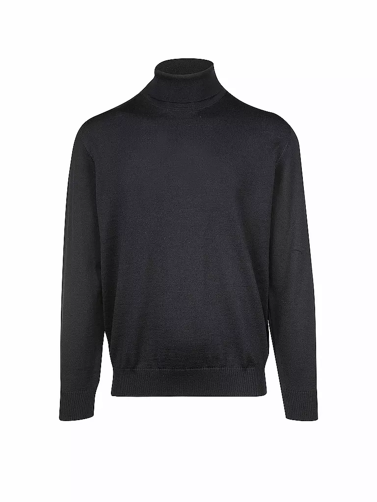 MAERZ Rollkragenpullover blau