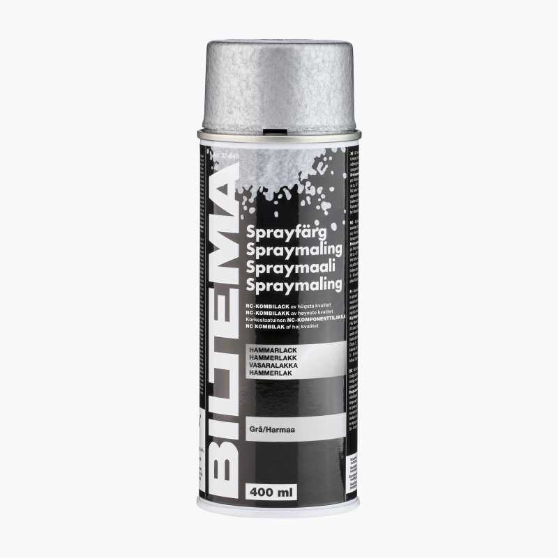 Spraymaling, hammerlakk, grå, 400 ml