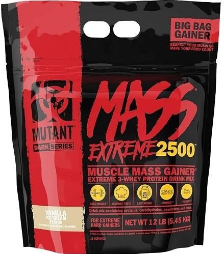 Mutant Mass XXXTREME 2500 (12lbs) Vanilla Ice Cream