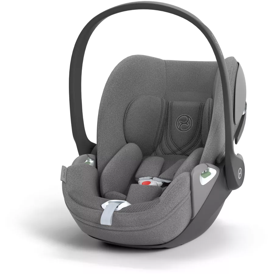 cybex PLATINUM Babyschale Cloud T I-Size Mirage Grey Plus mit Basisstation Base T
