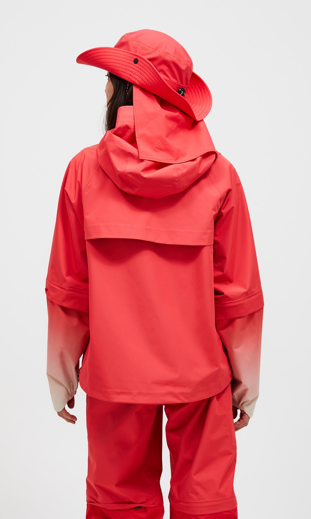 Trailblazer Shell Jacket Dame Brilliant Red/Sand Fog