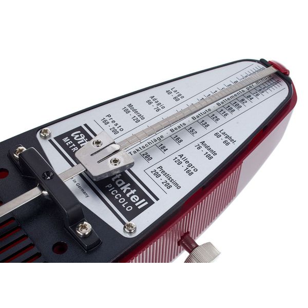 Wittner Metronome Piccolo Metronom 834 weinrot