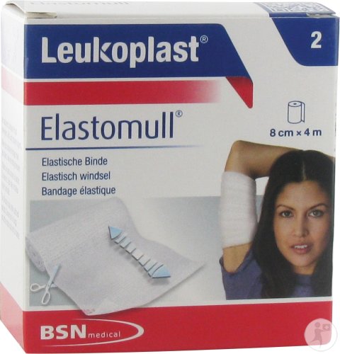 Bsn Medical Leukoplast Elastomull Bandage Élastique 4m x 8cm Pièces 2