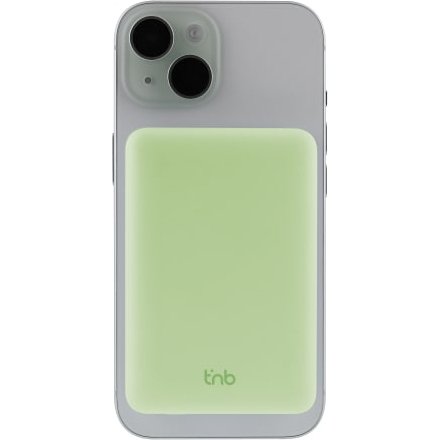 T'nB PBUMAG5GR banque d'alimentation électrique 5000 mAh Recharge sans fil Vert
