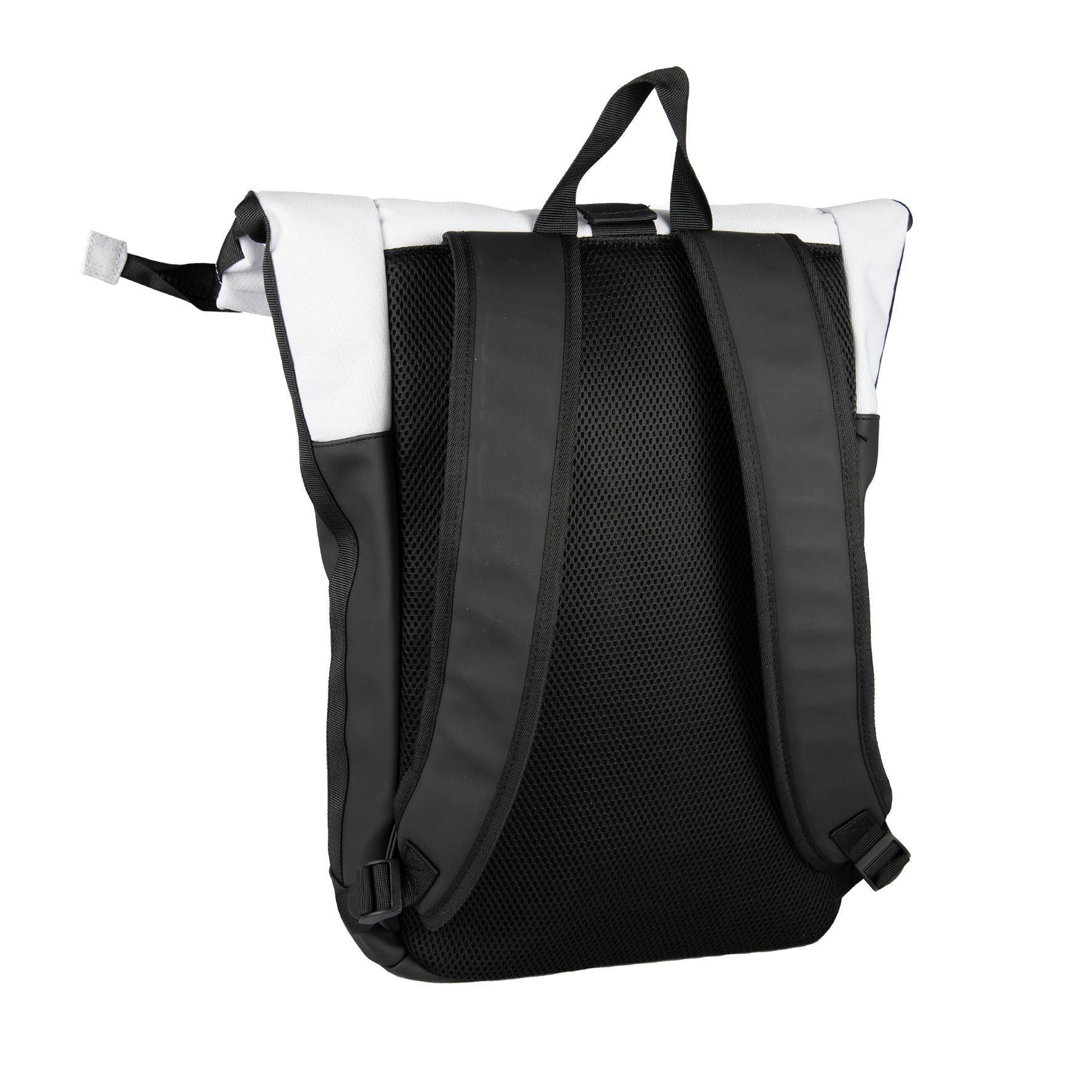 New Rebels Backham New York Rolltop Backpack Black – Light Grey