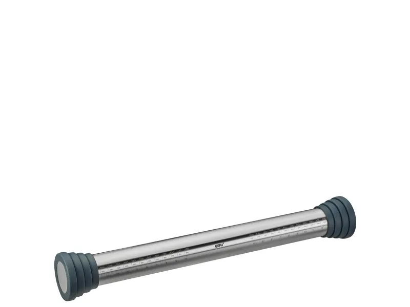 GEFU Rego, Silikone, Rustfrit stål, Grå, Sølv, Glat overflade, 397 mm, 55 mm, 55 mm