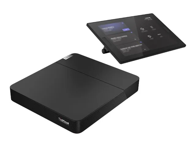 Lenovo ThinkSmart Core - Controller Kit - videokonferencepakke (berøringsskærmkonsol, beregningssystem) - med 3 års Lenovo Premier Support   First Year Maintenance - Certified for Microsoft Teams Rooms - sort