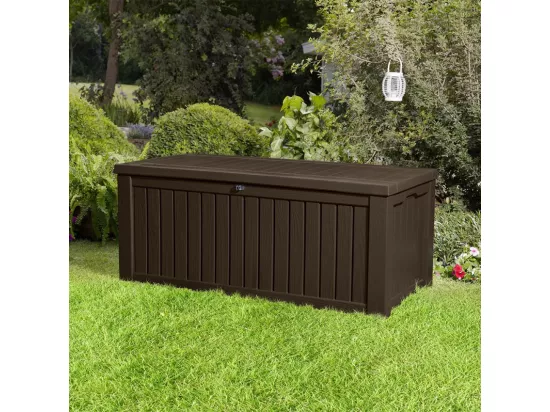 Coffre de jardin en résine pour l'extérieur MaxiBox Resin