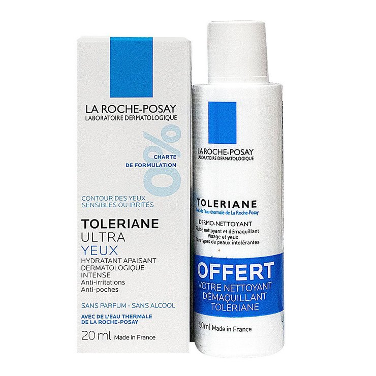 Tolériane Ultra yeux 20ml + nettoyant 50ml offert