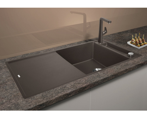 Blanco AXIA III XL 6 SF spoelbak, 990 x 500 mm, antraciet, 523526