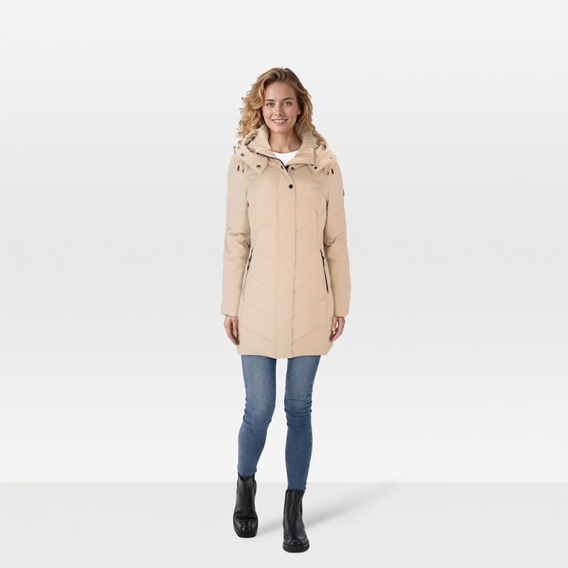 Veleste Zoe - Jas - Zand - 38