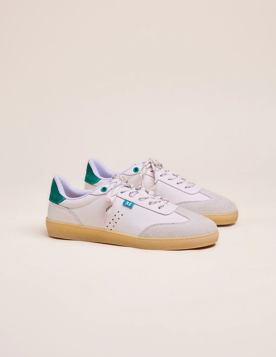 Baskets basses Lucia - Blanc et canard