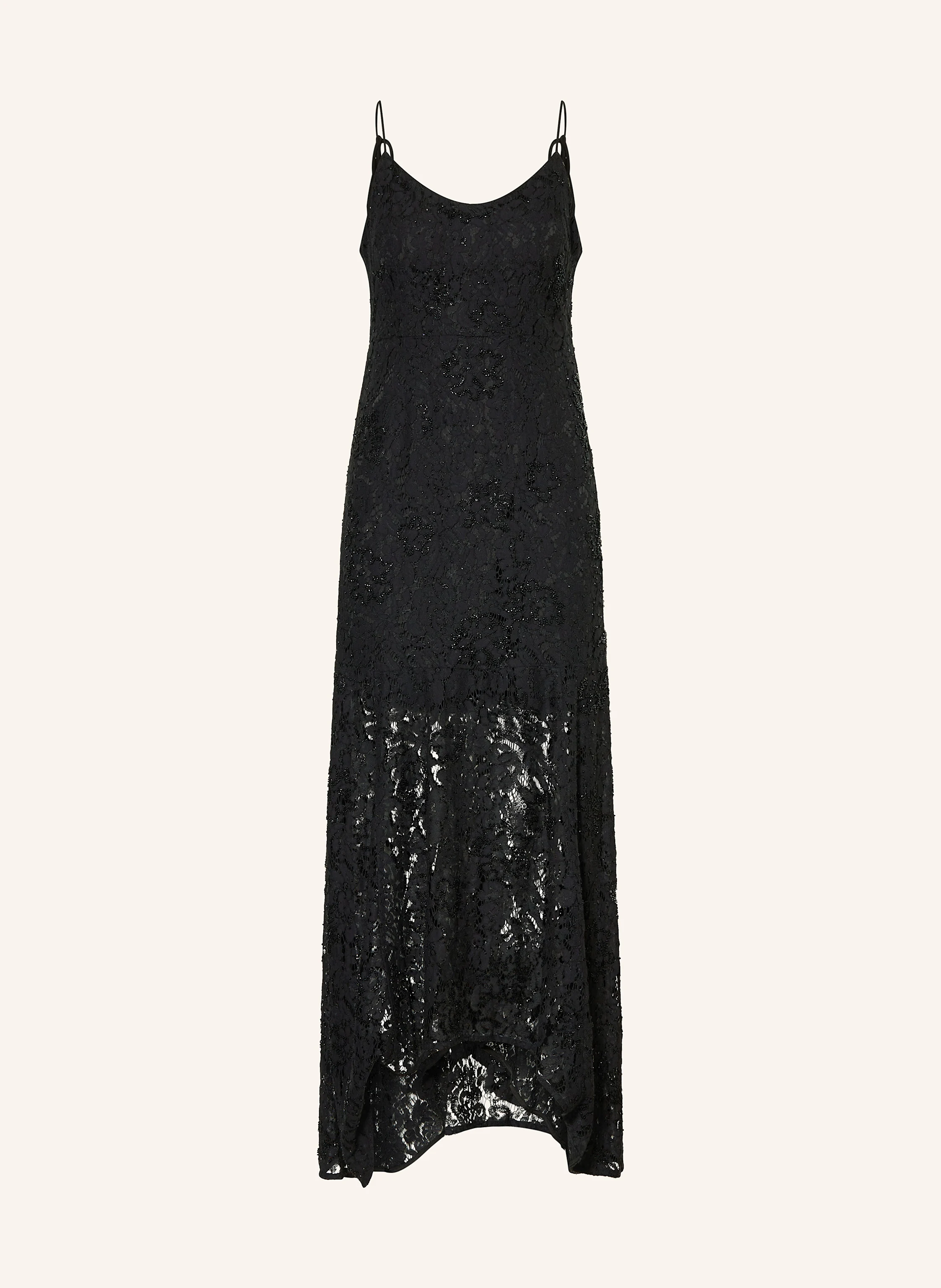SELECTED Femme Spitzenkleid mit Schmucksteinbesatz