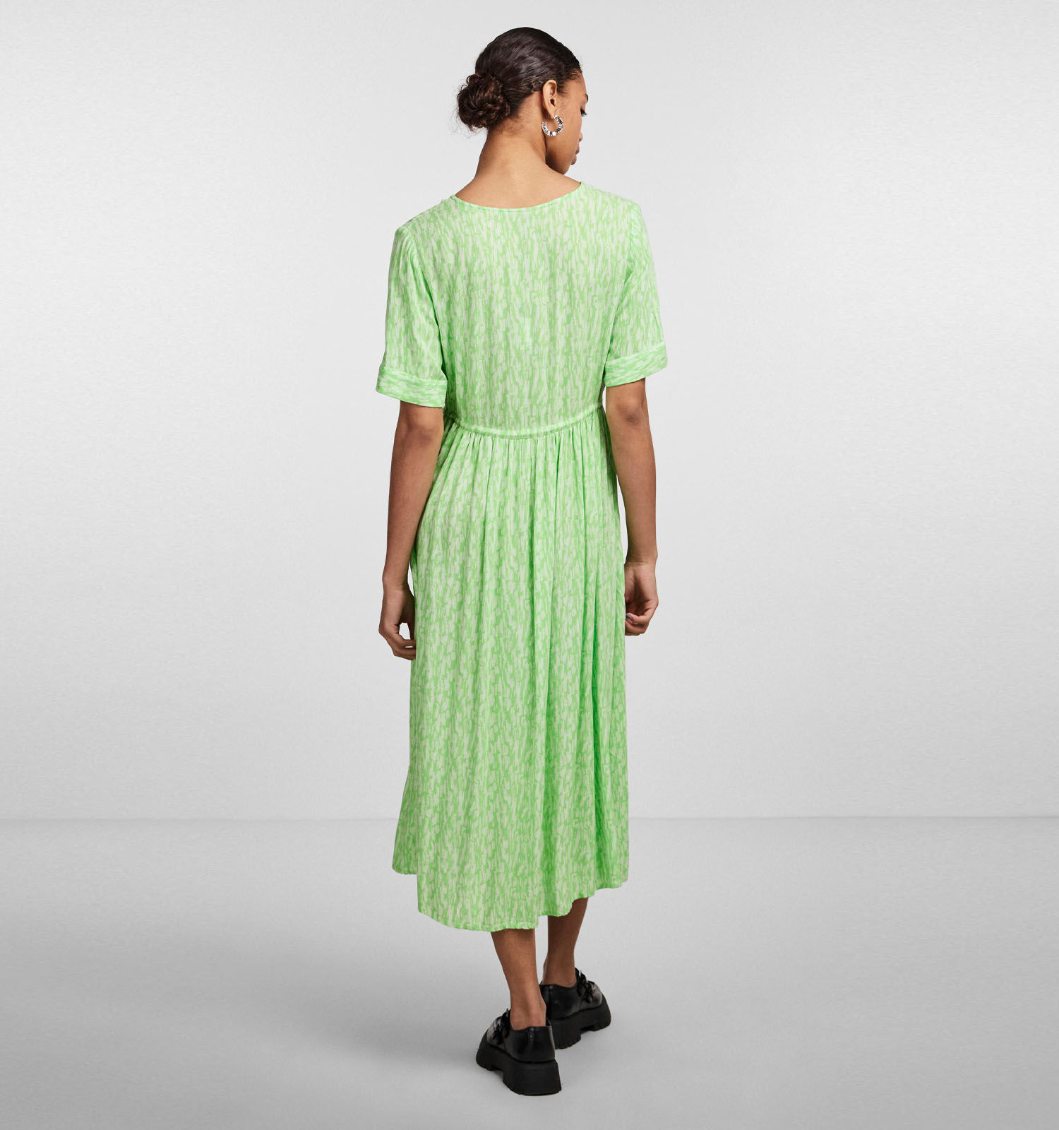 Midi jurk groen