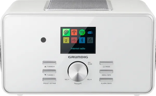 Grundig DTR 6000 X, Bærbar, Analog & digital, DAB , FM, PTY, 8 W, TFT